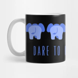 Dare to Be Yourself Autism Mug